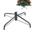 CIPOWM Christmas Tree Stand, 15.7inch Folding Xmas Tree Stand Metal Replacement Xmas Tree Stand Base for 3ft to 6ft Artificial Christmas Tree, Green