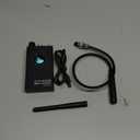 Hidden Camera Detectors, Anti Spy Camera Finder, GPS Tracker Detector, Hidden Devices Detector for Airbnb, Hotels, Bathroom, Home, Office (Black)