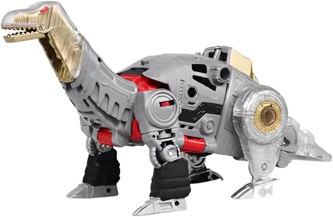 Volcanicus Deformation Toy Dinoking Slag Sludge Swoop Slash Combiner 5 in 1 KO Action Figure for Gift Boys Girls, Gray