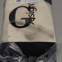 TOPDesign Personalized Initial Canvas Beach Bag, Monogrammed Gift Tote Bag for Women (Black & White)