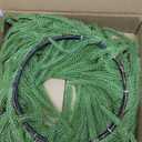 XmasExp Norfolk Pine Wreath 15INCH Real Touch Artificial Evergreen Realistic Faux Plain Christmas Wreath for Front Door,Mantles,Windows