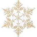devembr Snowboard Stomp Pad, 3D Clear Snowflake Snowboarding Stomp Pads, PVC Material, Rose Gold