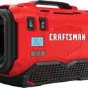 CRAFTSMAN V20 Tire Inflator Portable Air Compressor, Car Air Pump, 3 Modes Tire Pump: Cordless, 120V Corded, and 12V Car Adapter, Battery Sold Separately (CMCE520B)