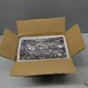Daofary Acrylic Sign Holder 5x7, 14 Pack Double Sided Clear Gold Frame Tabletop Display, Menu Flyer Table Number Holder for Wedding Reception and Restaurant Tables