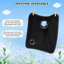 Car Seat Protector for Potty Training, 2 Pack Waterproof CarSeat Liner Toilet Training for Baby Infant Toddler, Dry Seat Piddle Pads Cover for Strollers (Black)