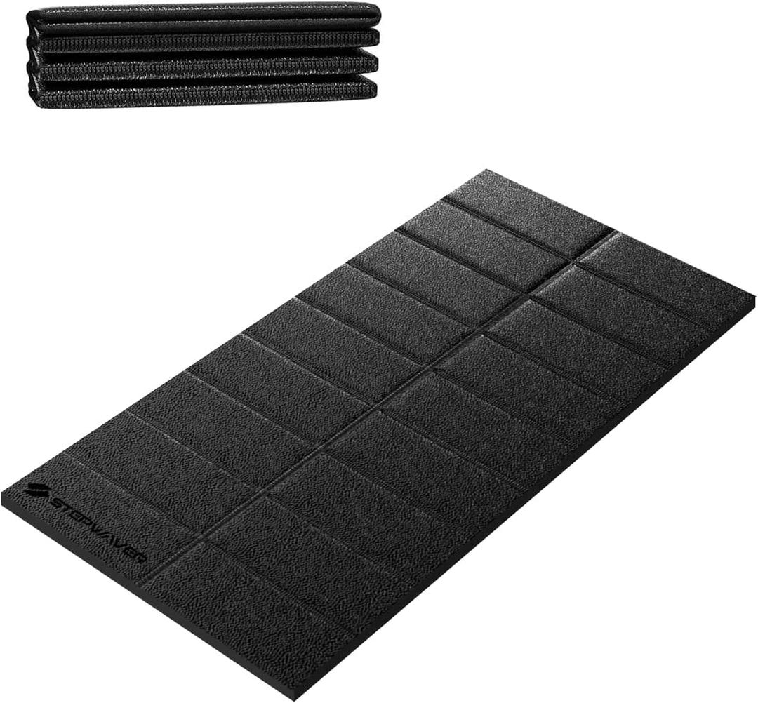 Walking Pad Mat for Carpet, Treamill Mat for Hardwood Floors, High Density, 1/4 Thickness, Folable, Floor Protection Mats for Bikes, Elliptical, Treadmill