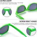 20 Pairs Bulk Mirror Sunglasses for Adult Retro 70s 90s Cheap Glasses for Party Supplies (XXL)