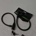 Urban August Child-Proof Refrigerator Lock for Kids & Adults - Lock for French Door Fridge and Cabinet (Regular, Black - 1 Pack)