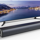 RIOWOIS Sound Bar for Smart TV, Soundbar for TV with Bass Reflector and Easy Set up, Home Audio Surround Sound System for TV PC Projector, Wall Mountable