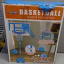 Kids Toy Gift for 3 4 5 6 7 8 Years Old, Kids Basketball Hoop Adjustable Height 3.5FT-6.2FT, Mini Basketball Hoop for Boys Girls, Basketball Goal Toys Outdoor Indoor Game Gifts(Blue)