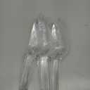 3PCS Clear Plastic Ice Scoop, 12 ounces Alec Ice Scoop, Kitchen Scoop for Ice Bucket Ice, Popcorn, Coffee Beans, Flour (12 oz.)