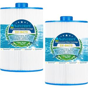 Spa Filter Compatible with PCS75N, Maax Spas, 100594, C-8475, FC-3320 hot tub Cartridge Filter, 75sq.ft, 2 Pack
