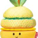 Melissa & Doug Multi-Sensory Pineapple Soft Stacker Infant Toy - Stacking Toys For Babies, Pineapple Stacking Toy For Infants