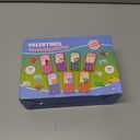 28 Pack Valentines Day Gifts for Kids School, Animal Mochi Squishies with Greeting Cards, Classroom Exchange Party Favors, Stress Relief Fidget Toys, School Prize Supplies