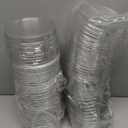 Yinder 120 Pcs 8 oz Disposable Mini Pie Tins with Lids Aluminum Ramekins Foil Pie Pans Egg Tart Cake Baking Pans Individual Round Containers Heat Resistant Oven Safe for Party, Gift(Silver)