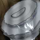 4x Contemporary Silver Plate Combo, 32-Pack - Includes 16 Lunch Plates (7.5") & 16 Dinner Plates (10.5") - Premium Quality, Elegant Design, Ideal for Parties & Special Occasions