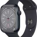 Apple Watch Series 8 (GPS, 45mm) Midnight Aluminum Case with Midnight Sport Band 