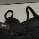 Daci Women Plus Size Push up Bikini Top Only Full Coverage Swimsuit Tops Twist Front Bathing Suit Bra for Large Bust (Black, XL)