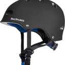 Nocihcass Skateboard Helmet, Bike Helmets for Adults - Commuter, Bike, Skate, Scooter, Longboard & Incline Skating - Shock-Absorbing, Highly-Protective & Premium Ventilation (Large, Matte Black)