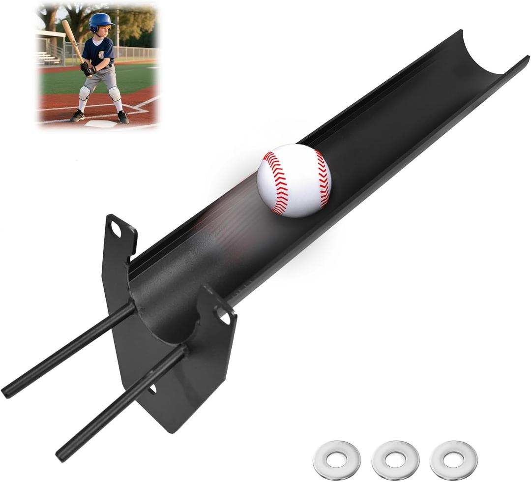 Upgrade Timing Chute for Junior Hack Attack Pitching Machine, Baseball Swing Trainer Accessory, Extended Pitching Machine Chute for Improved Timing and Consistent Batting Practice