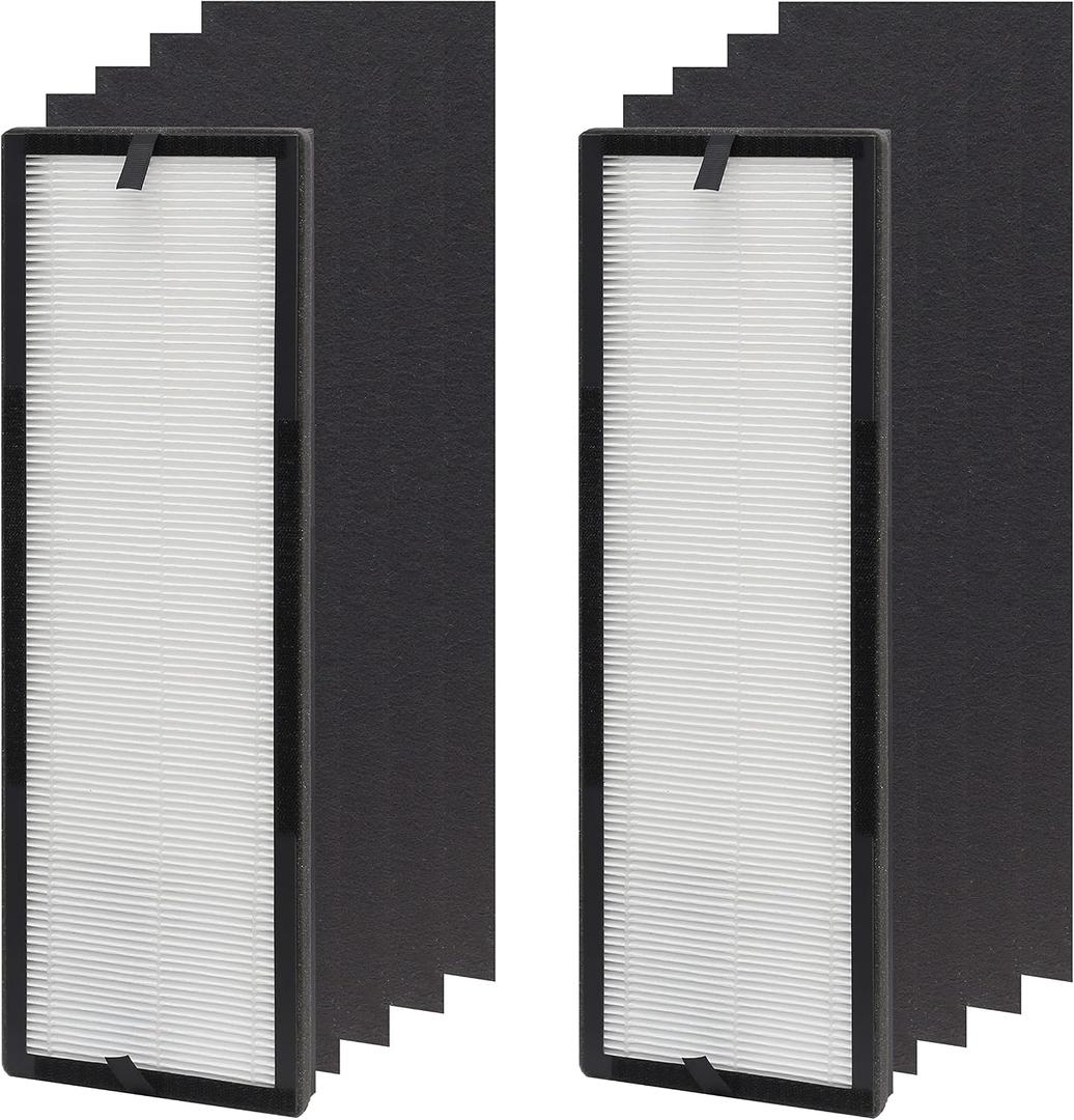 NEA-F1 True HEPA Replacement Filter, Compatible with Eureka NEA120 Air Purifier and Toshiba Air Purifier CAF-W36USW, 2-Pack