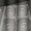 YOUEON 4 Pcs Small Glass Bubble Bowl Vases 6" W x 4.5" H, Round Floating Candle Holders, Glass Terrarium Bowls, Globe Flower Vase Centerpiece for Wedding Event Home Decor