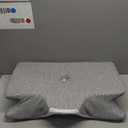 Cervical Neck Pillow, Ergonomic Memory Foam Pillows for Neck Pain Relief with Breathable Pillowcase, Adjustable Contour Neck Support Pillow for Side Back Stomach Sleepers, Odorless (Milk White)