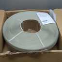 VEVOR Packaging Polypropylene (PP) Strapping Roll, 9900' Length x 1/ 2" Width x 0.03" Thickness, 243 lbs Break Strength, Heavy Duty Banding Pallet Strap Coil, Portable Strong Packing Straps, White