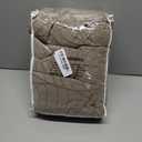 MOSAYT 100% Waterproof Dining Room Chair Covers Set of 6, Super Fit Stretch Jacquard Parson Chairs Slipcovers Removable Washable Chair Seat Protectors for Home, Kitchen, Banquet (Taupe)