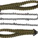 Pocket Chainsaw with Paracord Handle 24 Inches 11 Teeth Folding Chain Hand Saw Fast Wood & Tree Cutting Emergency Survival Gear Best for Camping Backpacking Hiking Hunting
