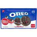 2 x OREO Red and Green Festive Colored Creme Chocolate Sandwich Cookies, Limited Edition Holiday Cookies, 14 Snack Packs (1 Per Pack) (7.14 OZ)