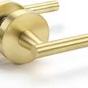 Haidms Passage Door Handle Gold Door Levers, Heavy Duty Closet Door Handles for Passage Hall and Closet Door Handle Lock, Left/Right Handing (1 Pack) (1 Pieces)