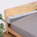 Custom Size Bed Wedge Pillow King Queen Bed Gap Filler for Headboard to Fill The Gap Between Headboard and Mattress, Thick Foam Bolster Pillow, Long Mattress Extender (Beige)