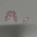 Pink Butterfly Wine Glasses with 3D Butterflies Coquette Champagne Glasses Butterfly Wine Cocktails Glassware for Weddings Engagements Party Gifts (Striped glass)