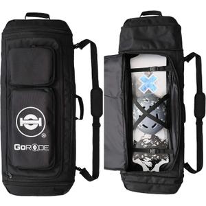 Elite Electric Longboard Skateboard Backpack Bag Carrier with Laptop Holder (Black)
