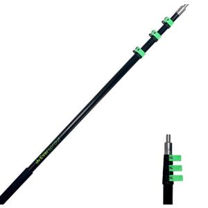 Eversprout 4-Stage Telescopic Extension Pole, 7-24 ft Heavy-Duty Aluminum