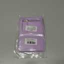 Travelambo RFID Blocking Wallet Women Small Womens Wallet Credit Card Holder Mini Compact Trifold Wallets for Women with Coin Pocket Zipper (Napa Purple)