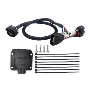 7 Way RV Blade Trailer Wiring 56431 Trailer Wiring Harness Fit for 2019-2023 Ranger, Black