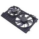 munirater Engine Dual Radiator Condenser Cooling Fan Replacement for A3 2003-2012 Replacement for Je-TTA III 2005-2010 Replacement for P-assat 2010-2014