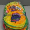 iCAGY Cat Tunnel for Indoor Cats Interactive, Rabbit Tunnel Toys, Pet Toys Play Tunnels for Cats Kittens Rabbits Puppies Crinkle Pop Up Rainbow 45"