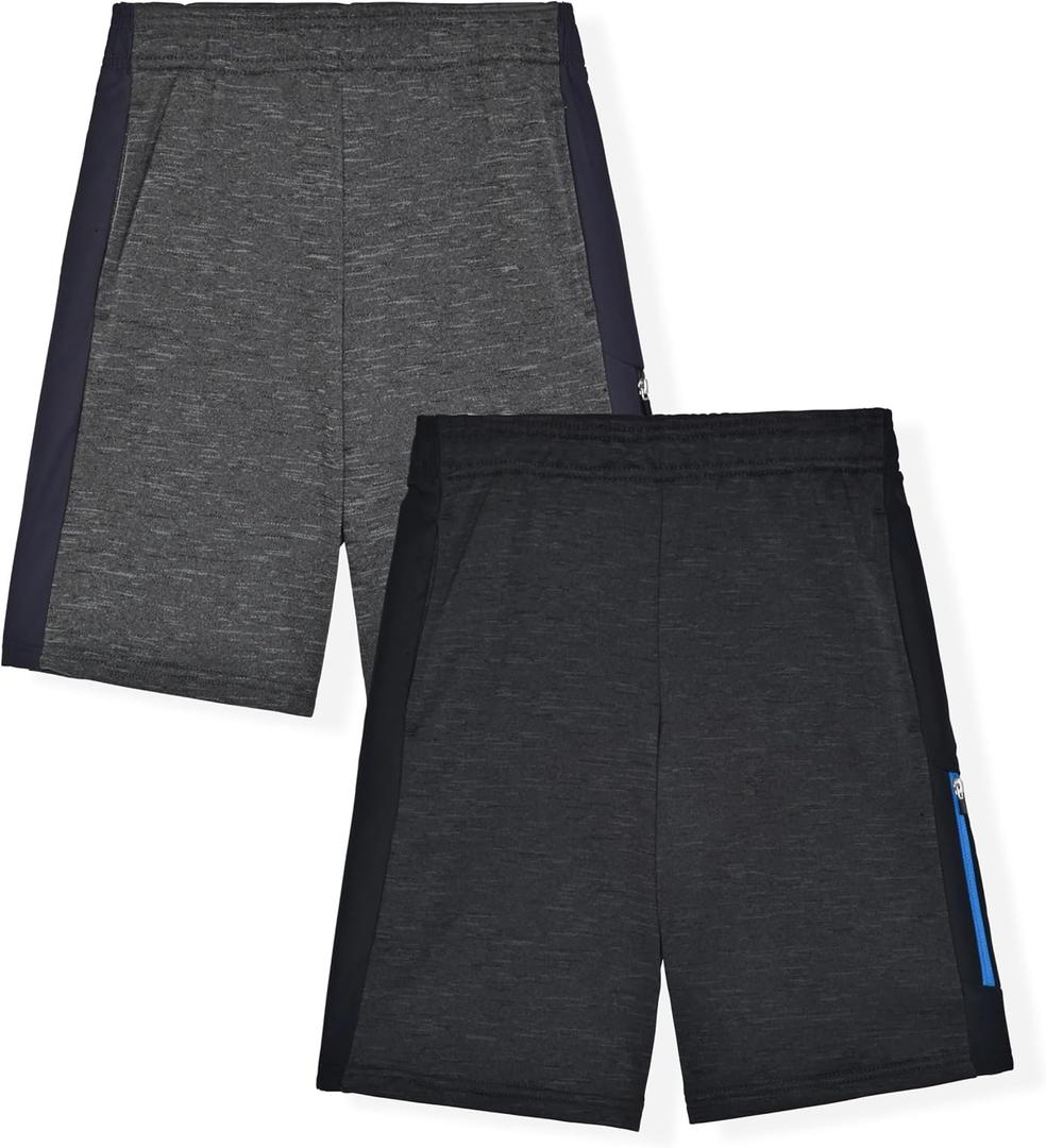 Champion C9 Boys Shorts for Kids Mesh and Heather Multipack (Large, Charcoal/Ebony Heather) Champion C9 Boys Shorts for Kids Mesh and Heather Multipack (Large, Charcoal/Ebony Heather)