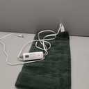 Sunbeam XL Heating Pad for Back Neck and Shoulder Pain Relief Auto Shut Off 6 Heat Settings Extra Large 12 x 24 Green Ideal for Muscle Aches and Arthritis Pain