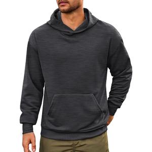 Runcati Mens Pullover Hoodies Long Sleeve Casual Lightweight Fashion Hooded Sweatshirt with Kanga Pockets XL