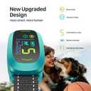 FAFAFROG Dog Bark Collar, Rechargeable Smart Collar, Anti Barking Training Collar with 5 Adjustable Sensitivity Beep Vibration, Bark Collar for Large Medium Small Dogs (Clear)