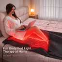 2026 Upgraded All-in-One Red Light Therapy Mat Full Body, 75 x 35 Medical-Grade TPU Red Light Blanket with 2600 Dual-Wavelength LEDs (660nm Red & 850nm NIR) for Pain Relief & Recovery