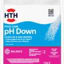 HTH Pool Care pH Down, Lowers pH, Swimming Pool Chemical, 5 Lbs