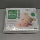 Margaux & May Crib Mattress Protector Pad - Ultra-Soft Waterproof Breathable Premium Bamboo Rayon - Noiseless Fitted Dryer Safe Cover. High Absorbency Oeko-TEX Certified (28 x 52 x 9 inches)