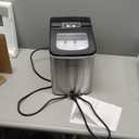 Frigidaire Compact Countertop Ice Maker, Makes 26 Lbs. of Bullet Shaped Ice Cubes Per Day, Silver Stainless