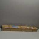 Double Curtain Rod Set:1-1/8 Inch Diameter Luxury Gold Curtain Rods, 72-144 Inches Adjustable Drapery Rod with Clear Gold Foiled Finials for 1 Pack