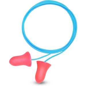 Honeywell Howard Leight by Maximum Corded Disposable Foam Earplugs, 100 Pairs, Orange